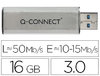MEMORIA USB Q-CONNECT FLASH 16 GB 3.0 Sujeto a 0,24 € de canon