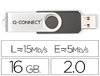 MEMORIA USB Q-CONNECT FLASH 16 GB 2.0 Sujeto a 0,24 € de canon
